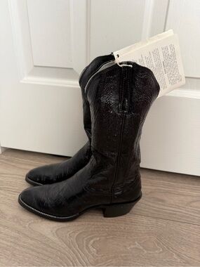 NWT 6.5 Nocona Eel Leather Western Cowboy Boots